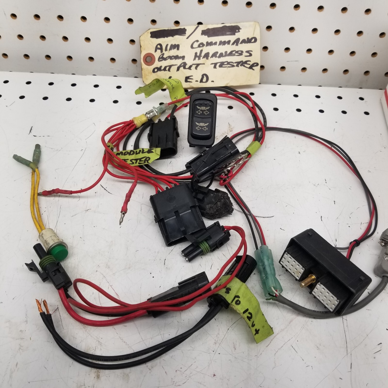 AIM COMMAND BOOM HARNESS TESTER L.E.D. CNH CASE ih PATRIOT SPRAYER Wire Harness