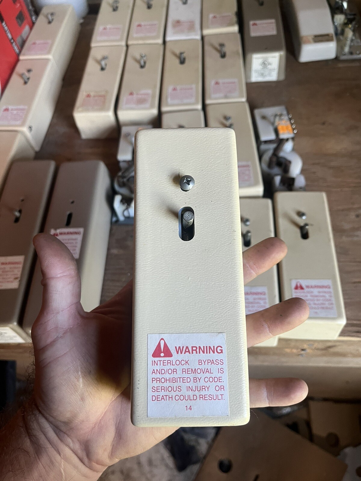 Refurbished Waupaca EMI 2 Elevator Interlock Door Lock. Left Or Right Hand