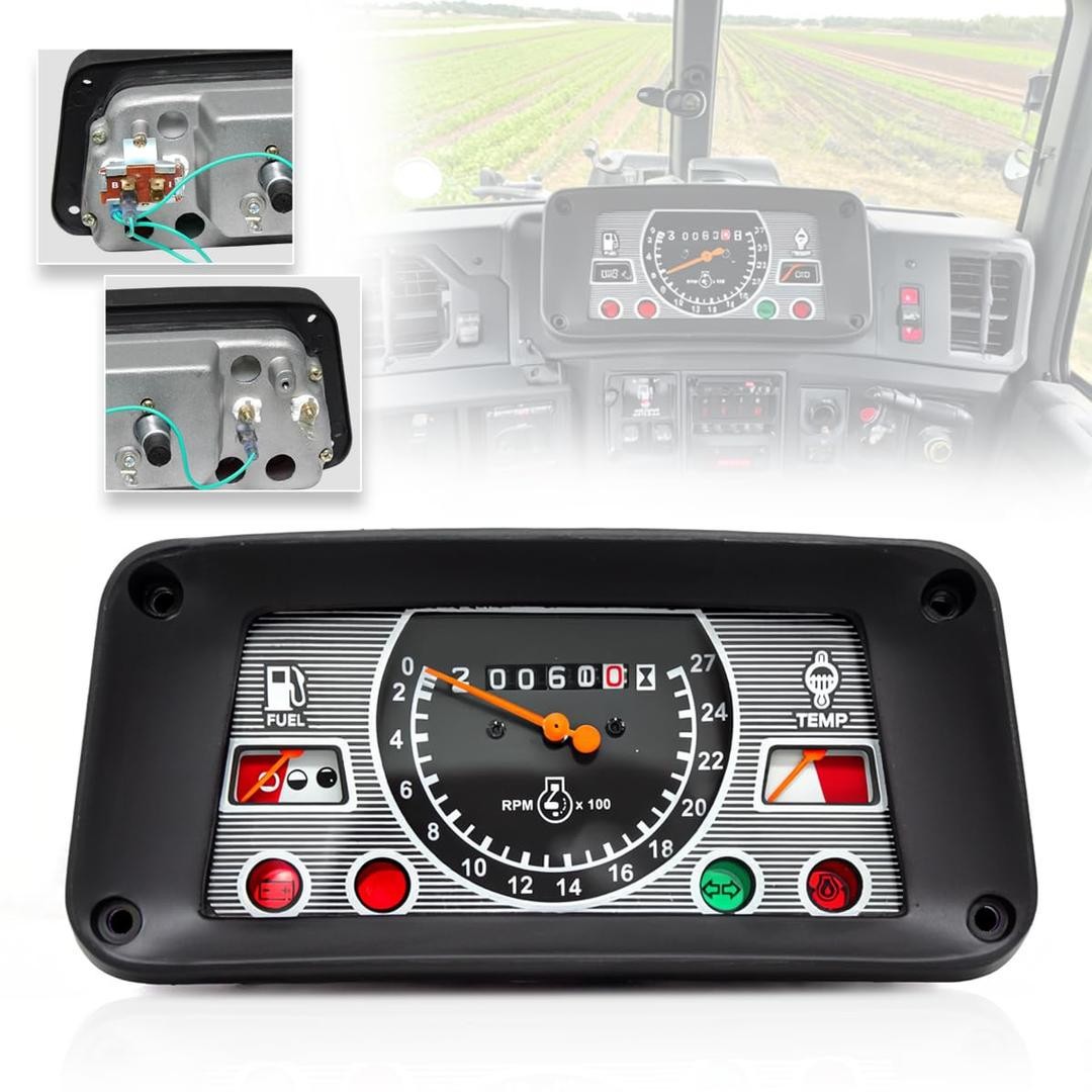 C5NN10849L Cluster Assembly Gauge Fits Ford Tractor Counter Clockwise Rotation