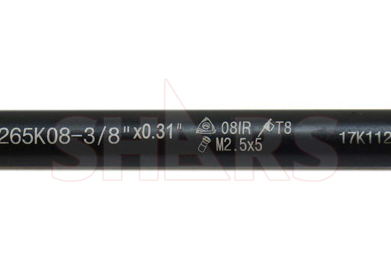 Shars 3/8″ x 5″ Internal Miniature Threading Boring Bar IR A60 Insert Cert !]