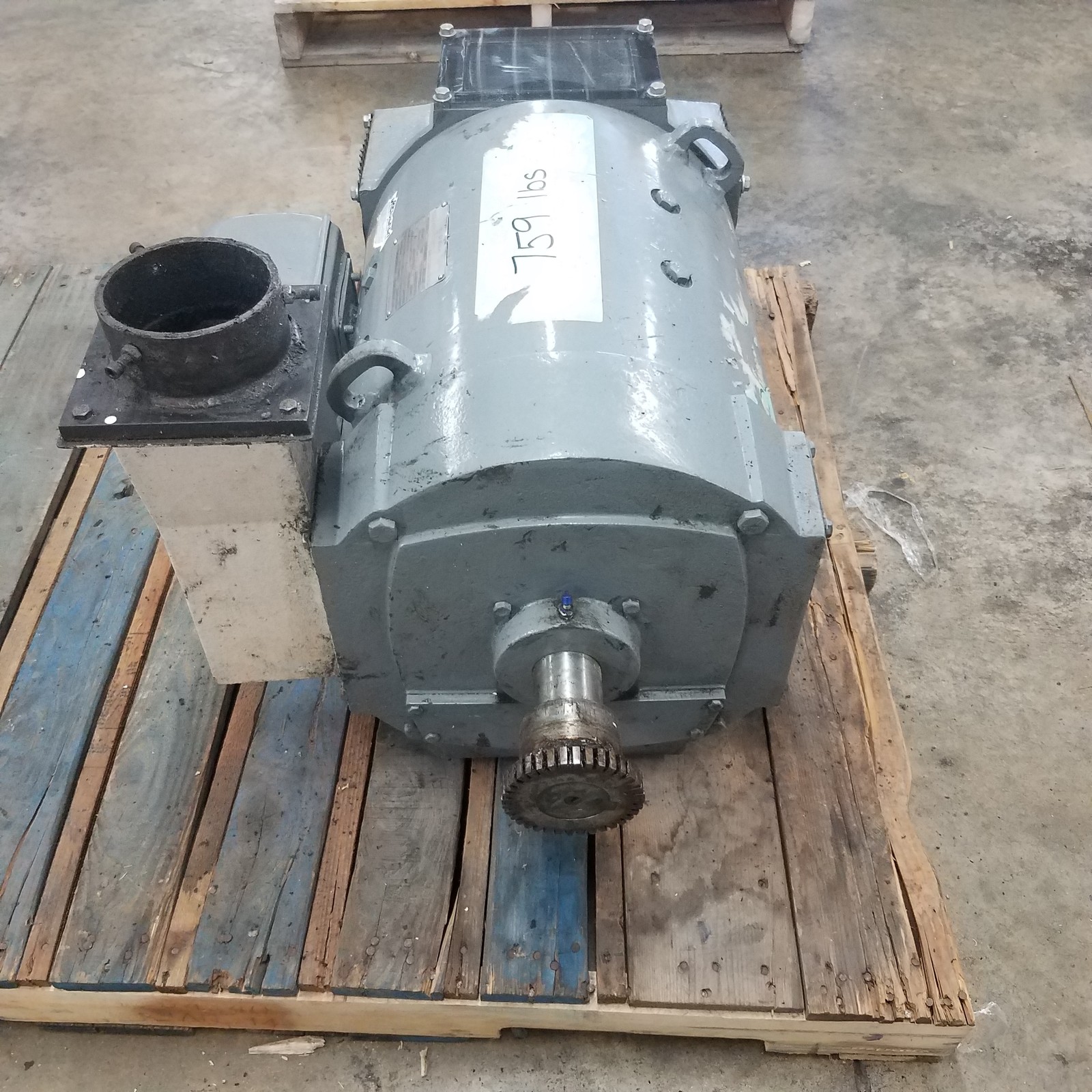 Kinamatic 5CD183SA043B017, 40 HP, 1750/2100 RPM, DC Motor w/1-1/2HP Blower Motor