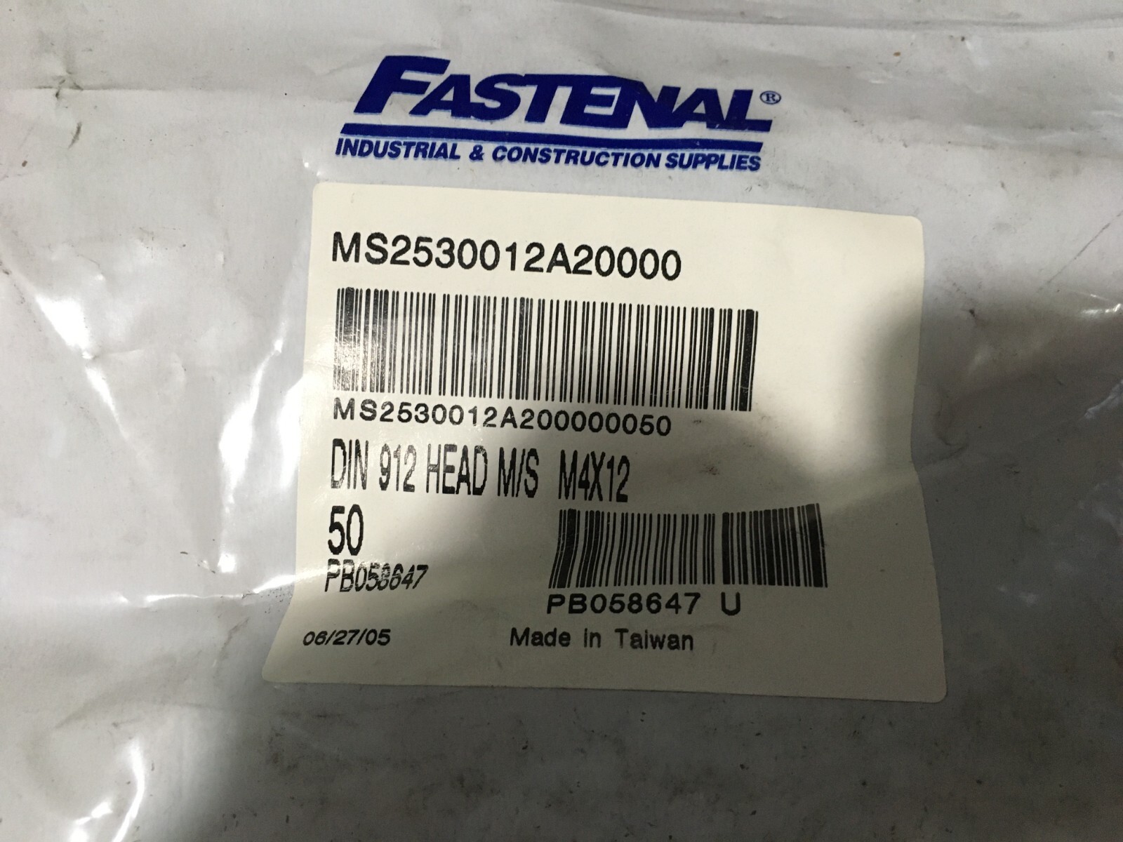 (50) M4-0.7 x 12mm ISO 4762/DIN 912 Hex Drive Grade A2-70 Stainless Steel Socket