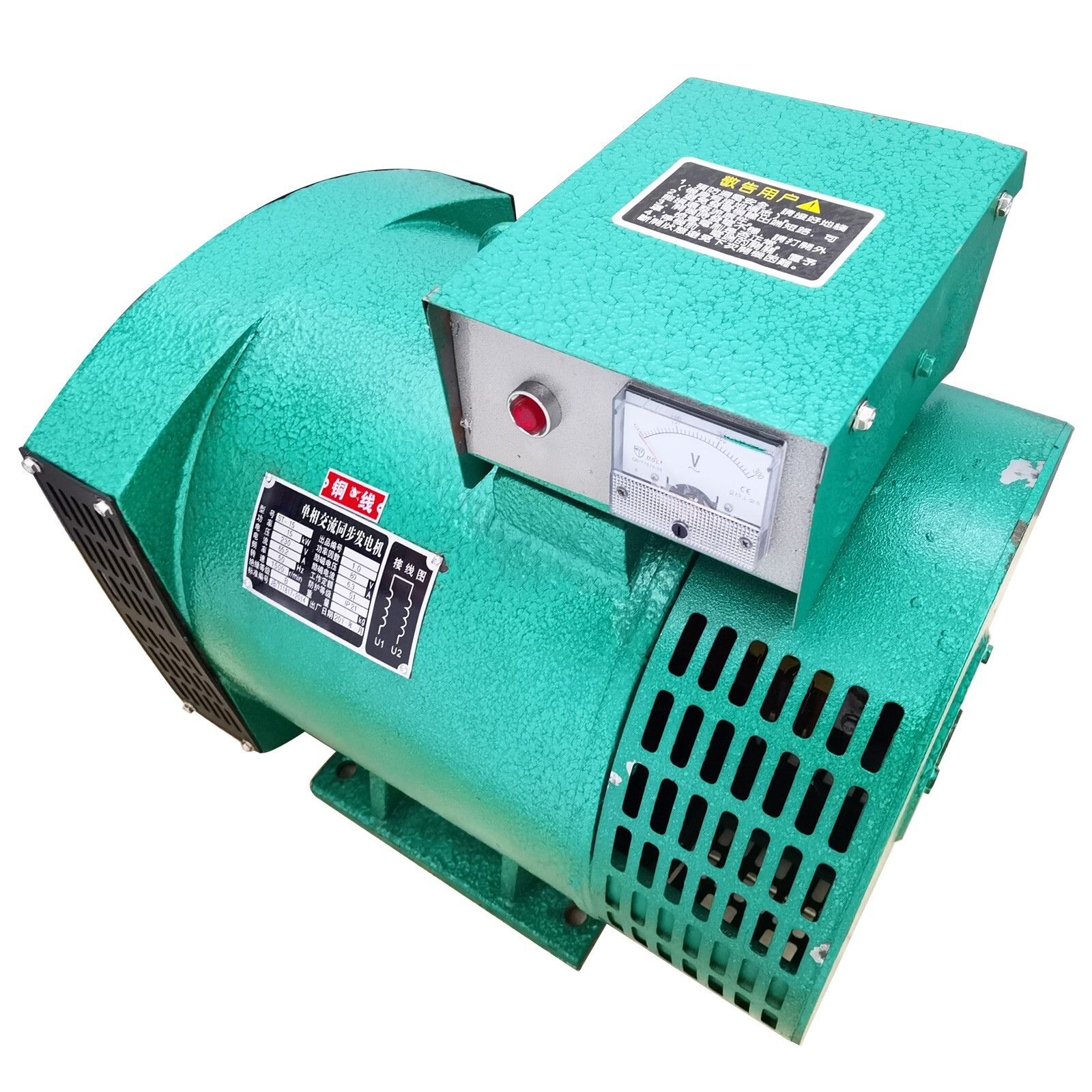 220V 15KW Single-Phase Diesel Generator Pure Copper Motor 1500RPM 65.2A IP21