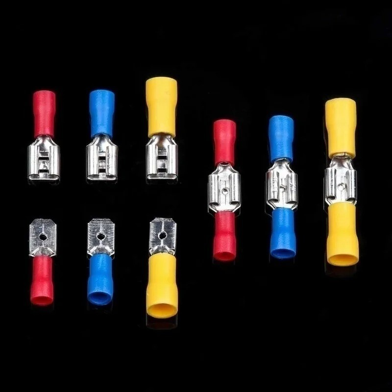 102/280/300/480PCS Wire Connector Kit Male Female Insulated Crimp Terminals Spad