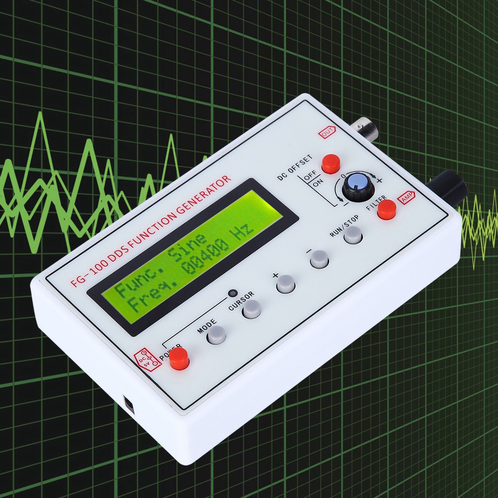 FG‑100 DDS Function Generator For Oscilloscope Calibration