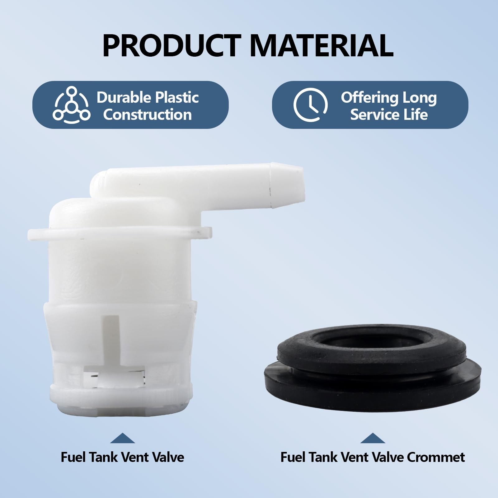 2 PCS Fuel Tank Vent Valve with Grommet Kit, Universal Gas Vent…