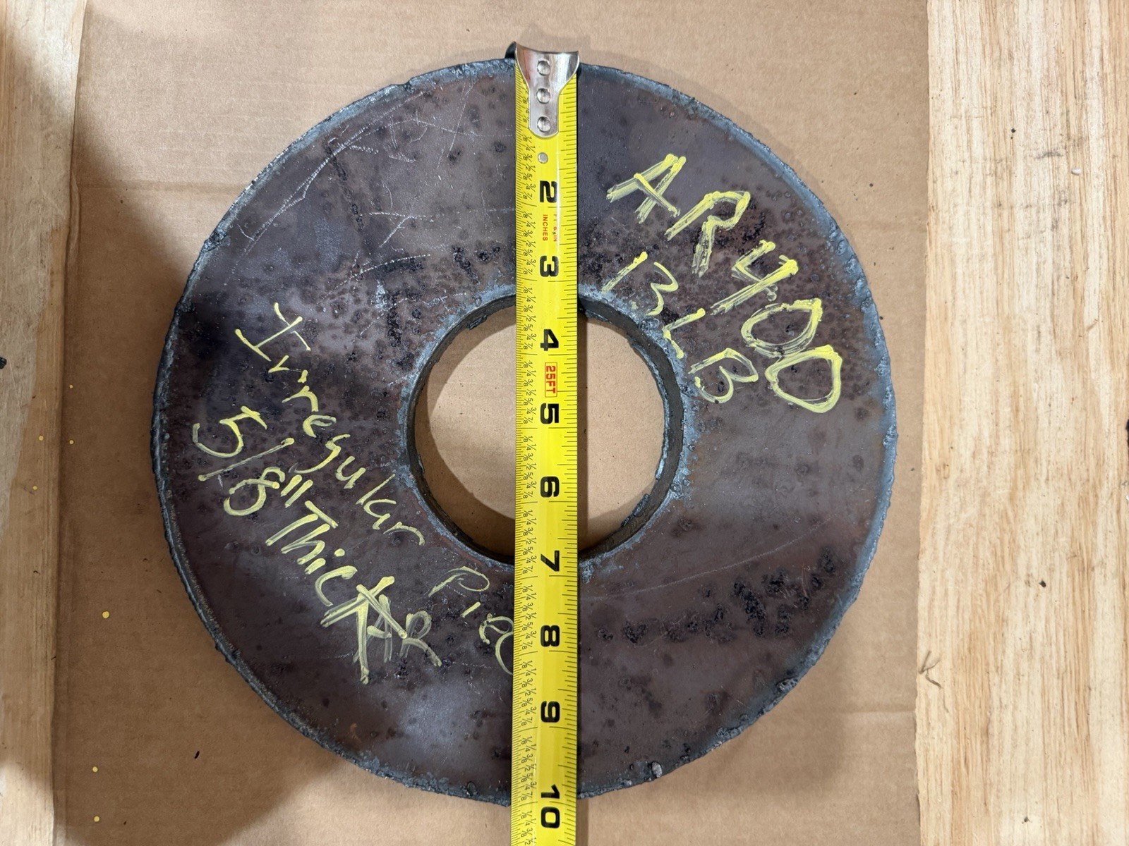 Irregular Piece of Abrasive Resistant Steel Plate – AR400 – 5/8” Thickness