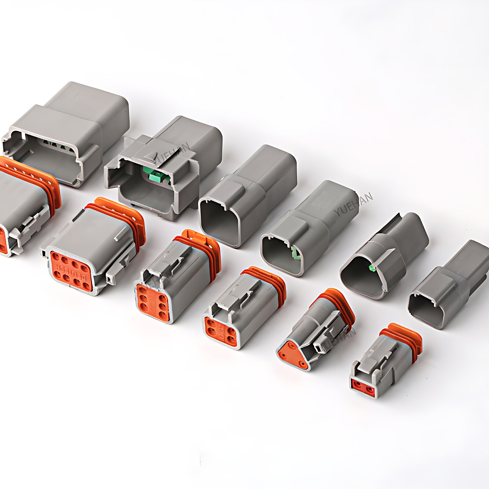 DEUTSCH DT SERIES MULTI PLUG WATERPROOF CONNECTOR 2 3 4 6 8 12PIN MALE & FEMALE