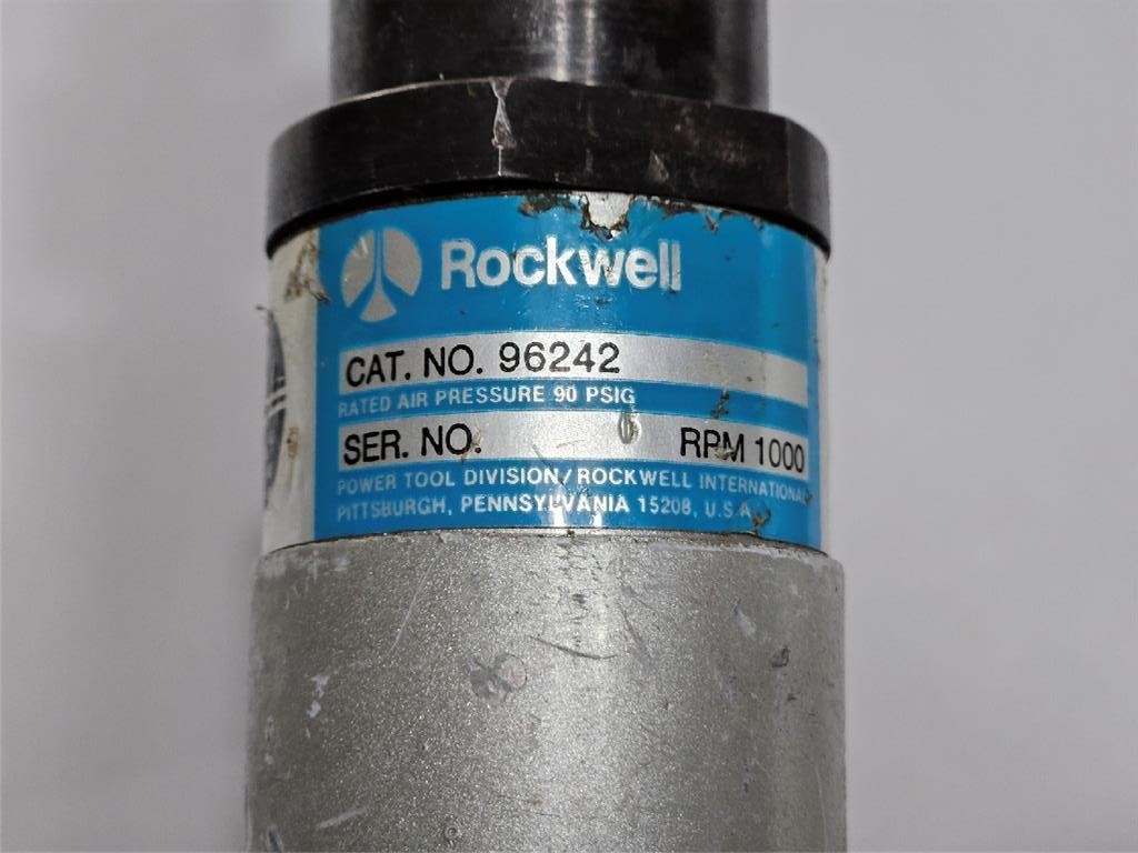 Rockwell Model 96242 Pistol Grip 3/8″ Pneumatic Drill 1000 RPM Jacobs Chuck
