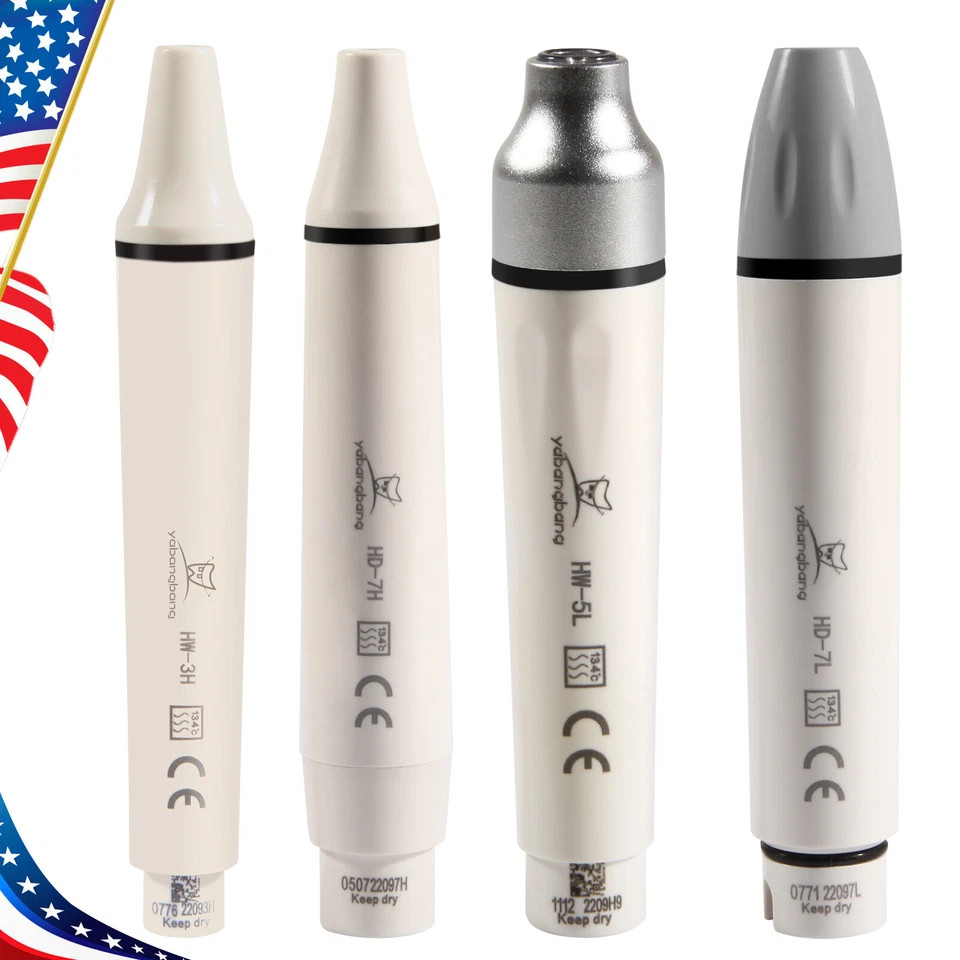 FDA Portable Dental Ultrasonic Piezo Scaler + Handpiece 5*Tips fit Cavitron/EMS