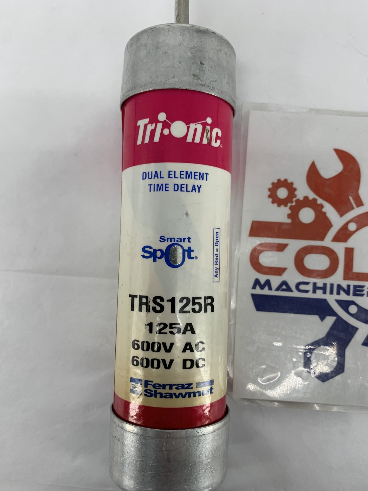 Ferraz Shawmut TRS125R 125A 600V Tri-Onic Smart Spot Time Delay Class RK5 Fuse