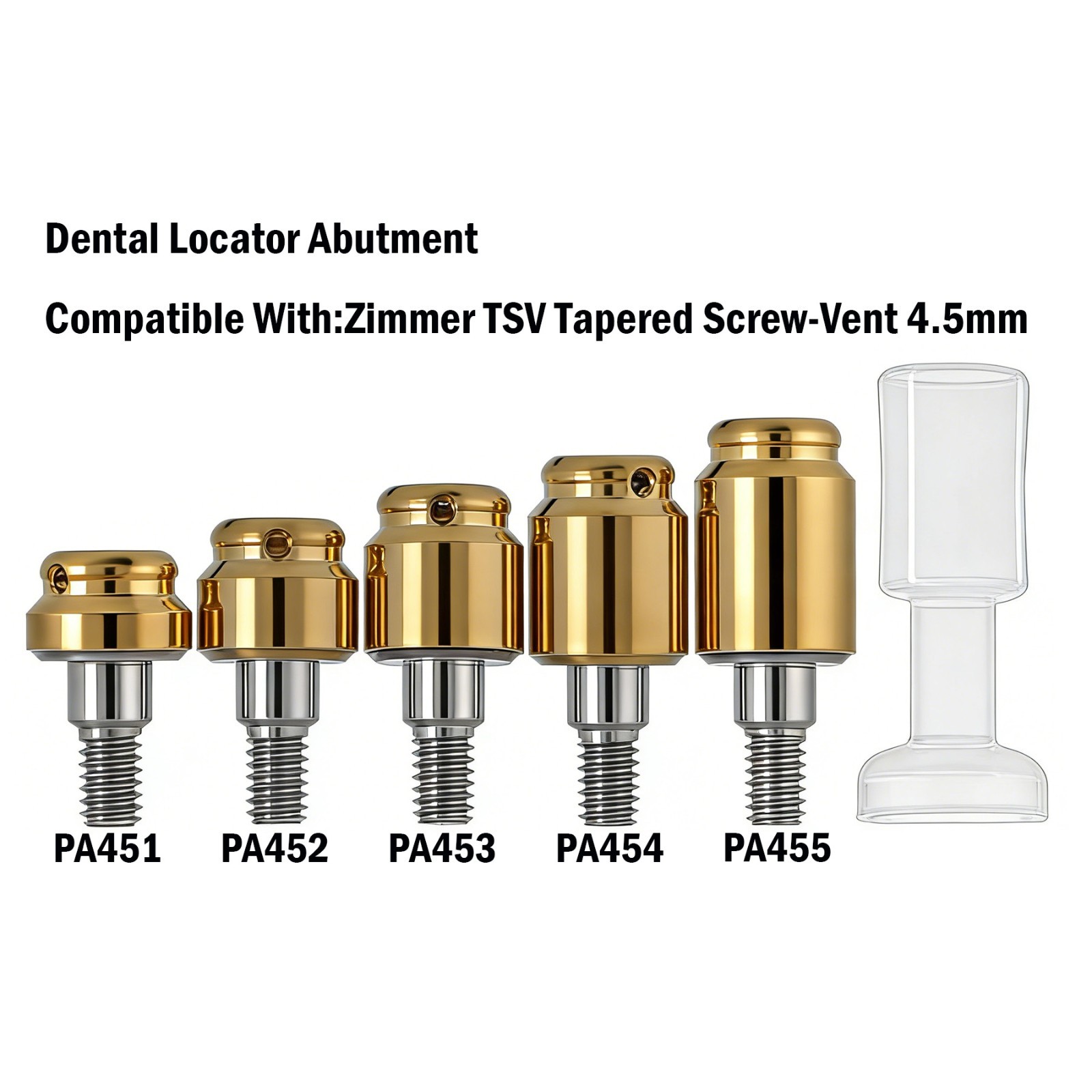 US Dental Locator Abutment for ZIMMER Screw-Vent 4.5 Platform