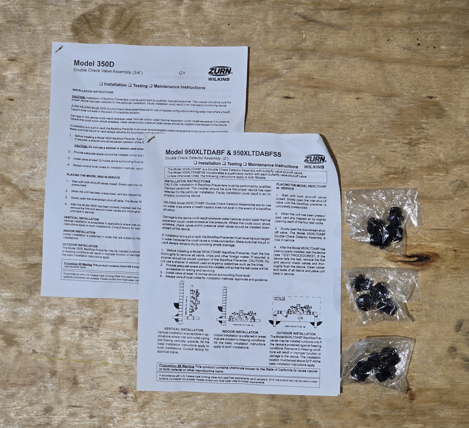 Zurn Wilkins 950XLTDABFSSLM 2 Inch Double Check Detector Assembly