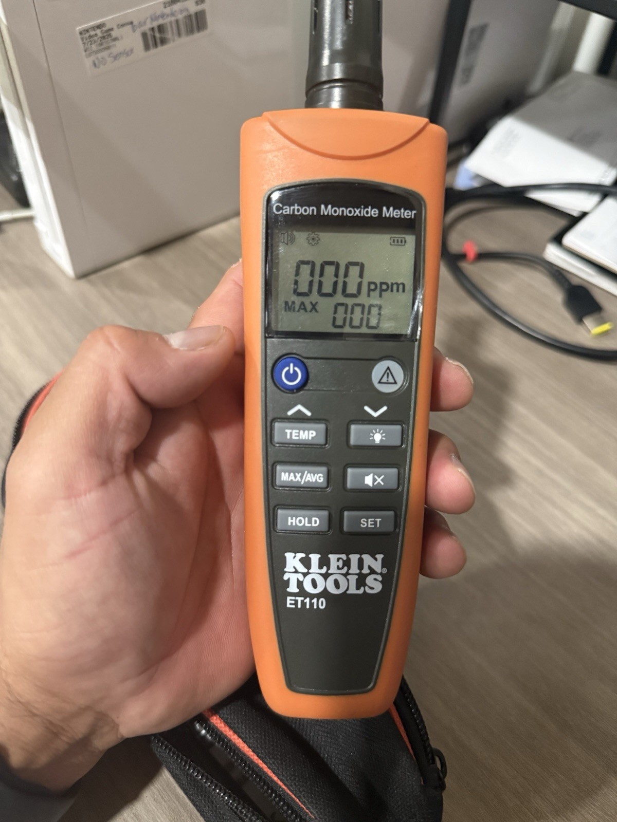 Klein Tools ET110 Carbon Monoxide Detector Meter ET110