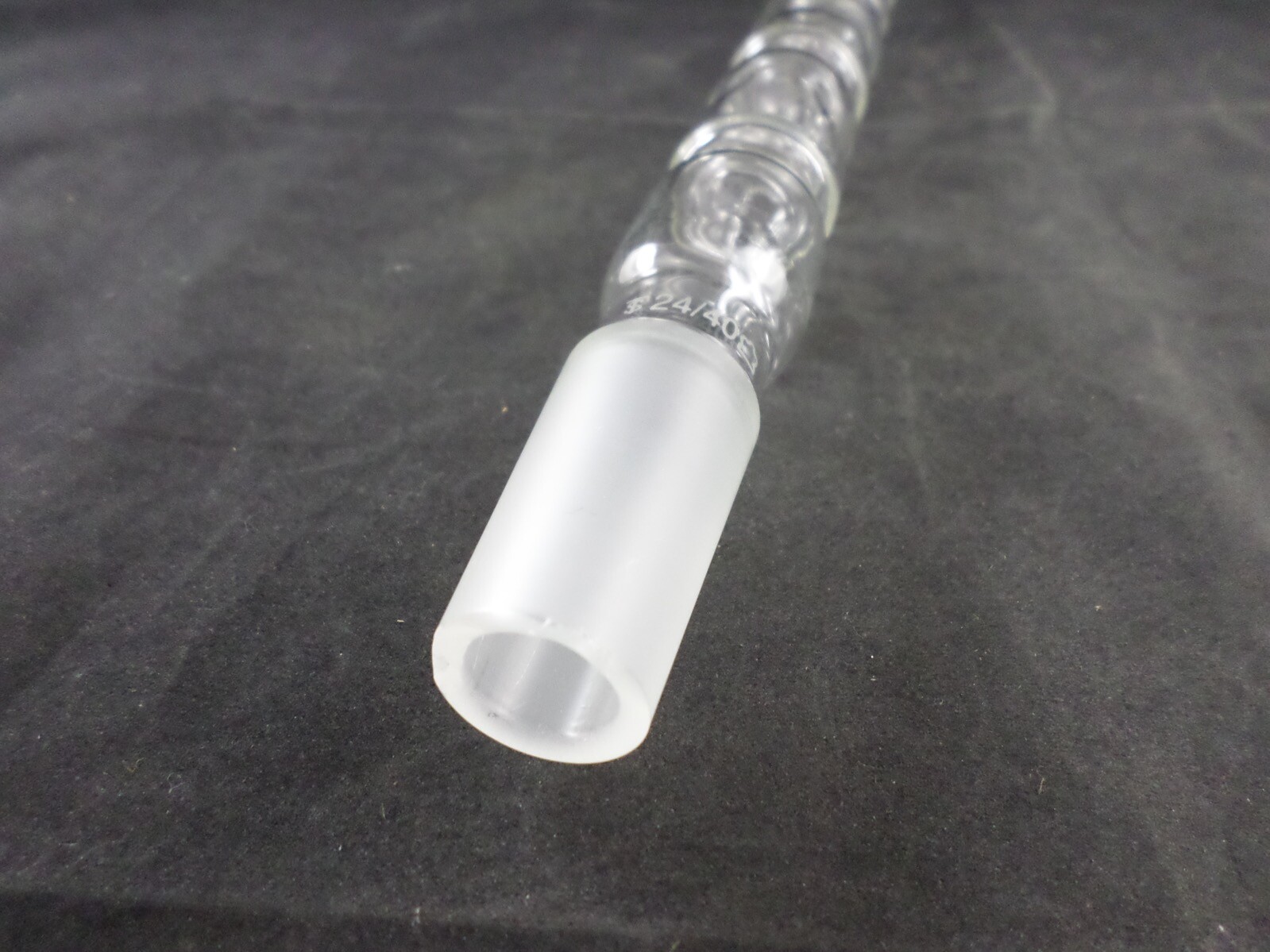 KONTES Glass Vigreux Column 8” E.L. 24/40 ST 3-Chamber Snyder Distillation 1/CS