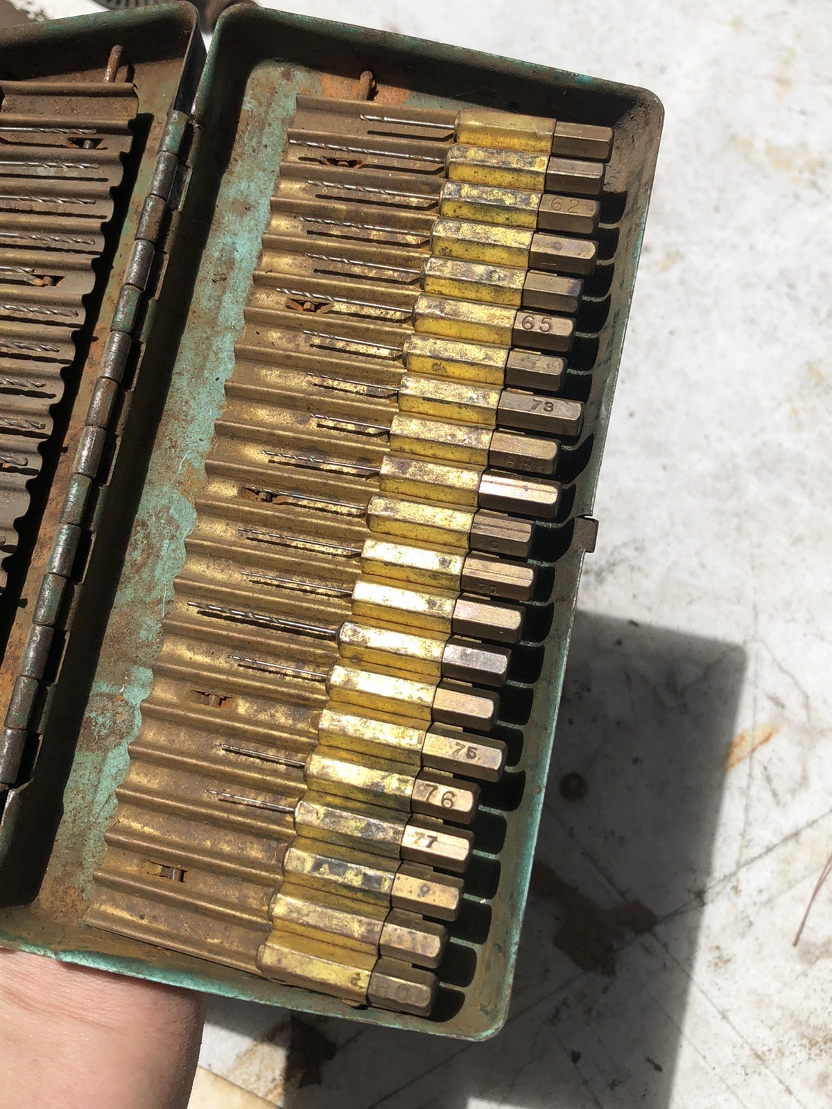 Anderson & Forrester Gauging Drill Kit Gas Orifice Original Case, Some Broke
