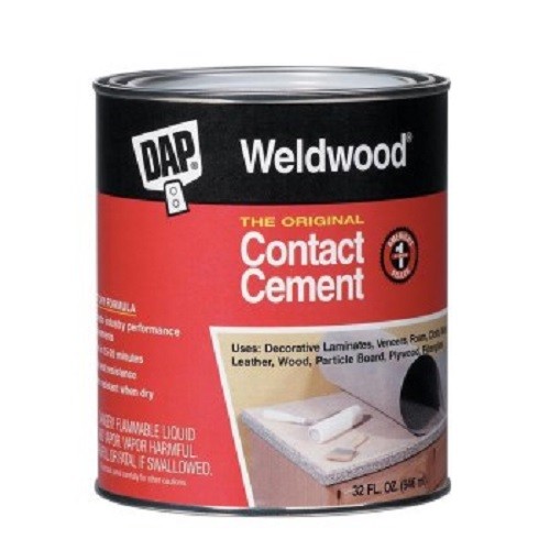 DAP® Weldwood® Original Contact Cement, 16.0 Fl Oz Tan – 1EA
