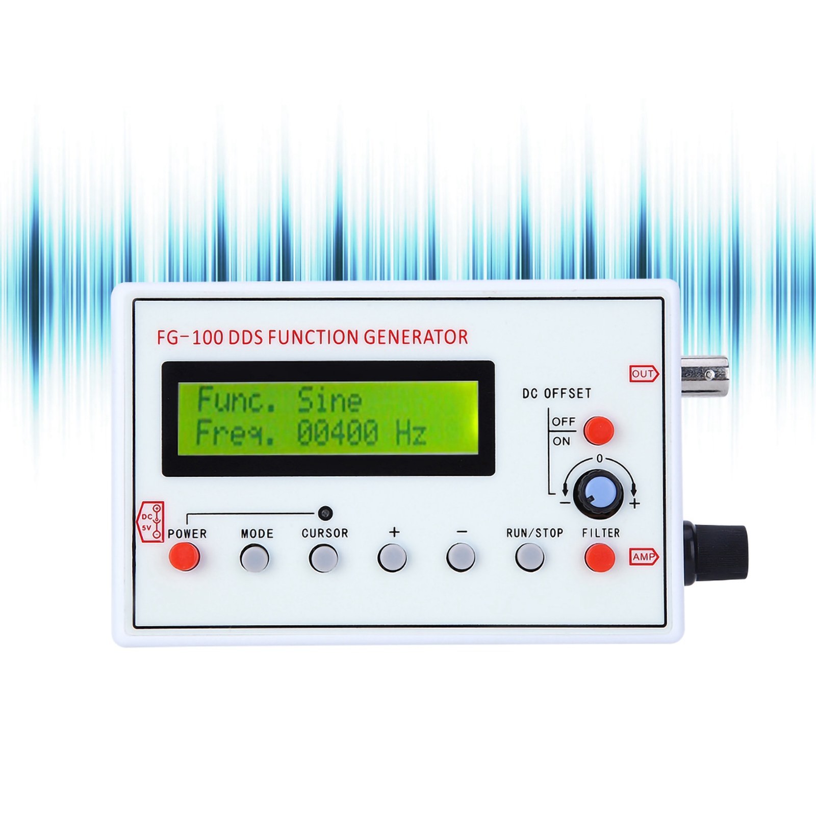 FG‑100 DDS Function Generator For Oscilloscope Calibration