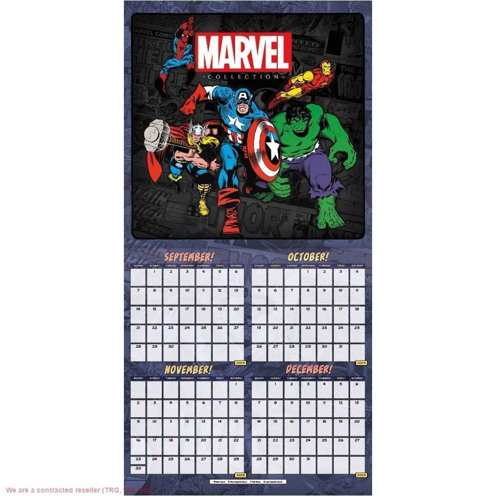 DateWorks 12″x12″ 2026 Marvel Wall Calendar