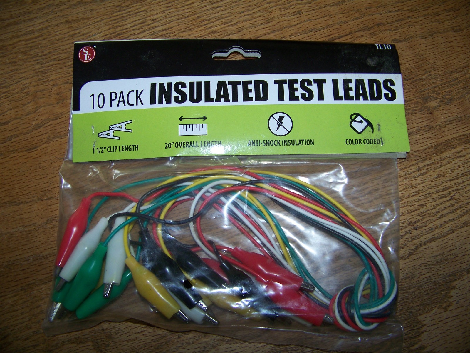SE 10 Pack Insulated Test Leads New Sealed