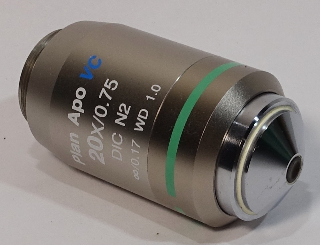 Nikon PLAN APO VC 20X0.75 ∞/0.17 WD 1.0 OFN25 DIC N2 Microscope Objective