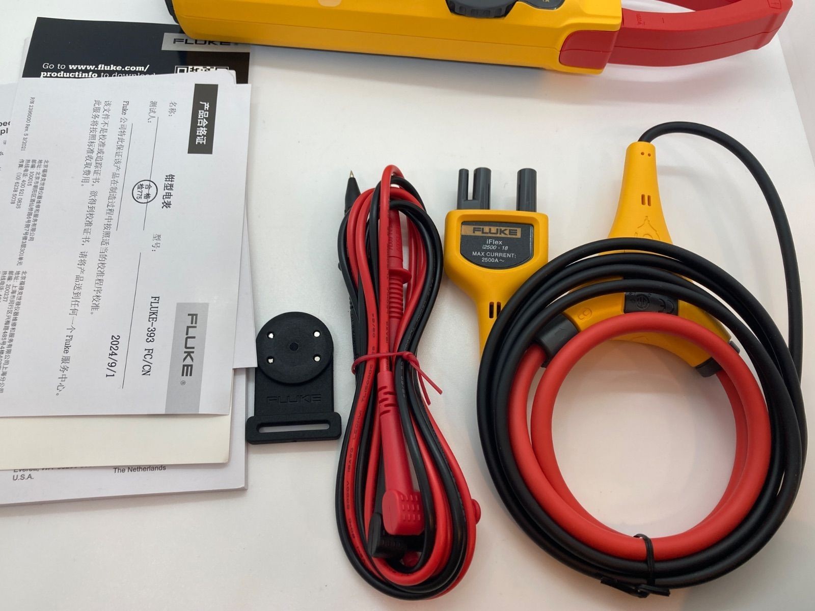 Fluke 393 FC True-RMS Clamp Meter 1500V CAT III with iFlex, brand new in Japan