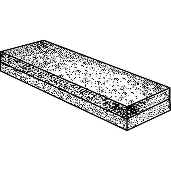 Norton Abrasives 61463685565 Combination Grit Benchstone, 8 In W, 2 In L, 1 In