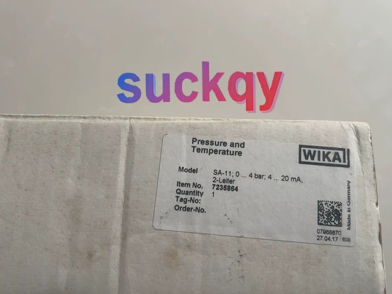 New WIKA SA-11 0-4bar 0-6bar -0.1-0.3MPa Pressure Transmitter Multiple Range