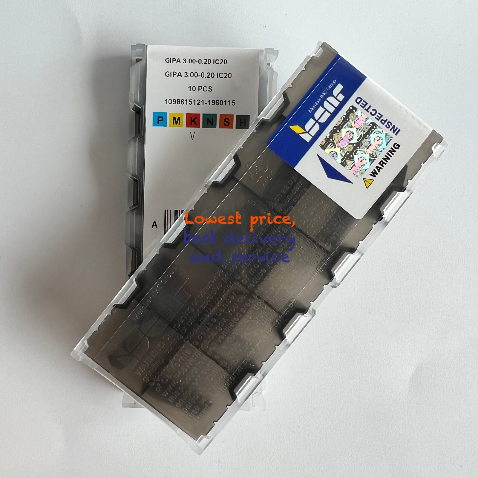 10pcs Iscar GIPA3.00-0.20 IC20 Grooving Turning & Parting Carbide Inserts