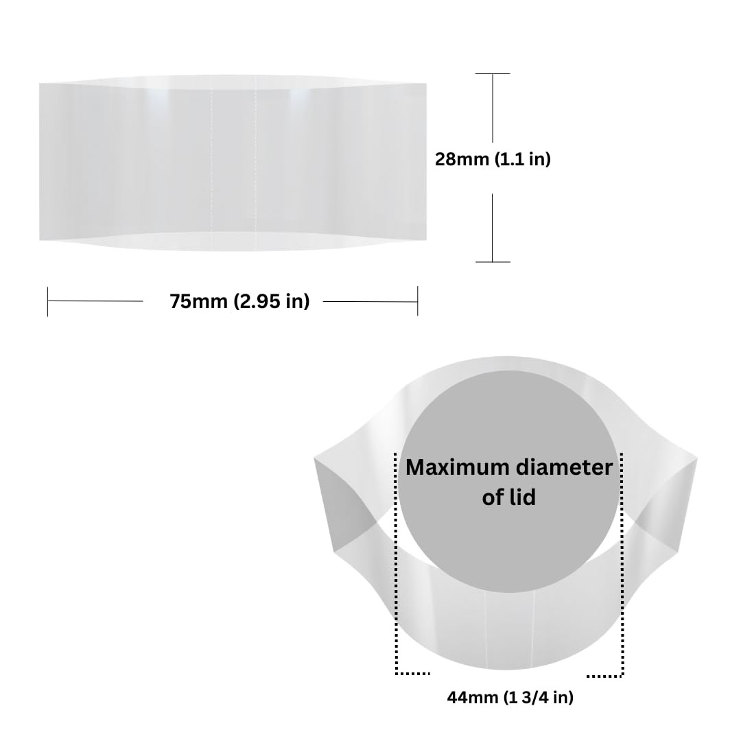 Supplement and Supply 75 75 x 28 Fits Diameter: 1 3/4″ (44mm), A) Pack of 250