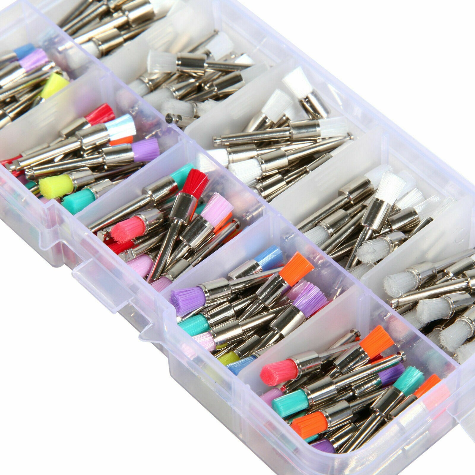 400pcs/ 2 boxes Mixed Types Dental Prophy Brush Brushes Polishing Polisher Cups