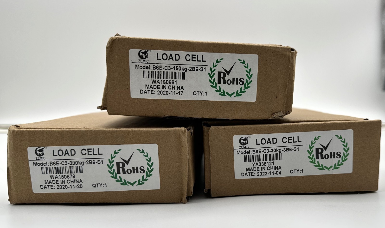 ZEMIC B6E Stainless Steel IP67 30 KG 150 KG 300 KG Load Cell