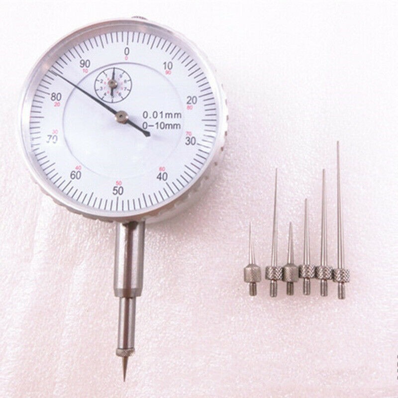 6pcs Digital Indicator/Dial Test Stem Rod Contact Points Tips Gauge Measure Tool