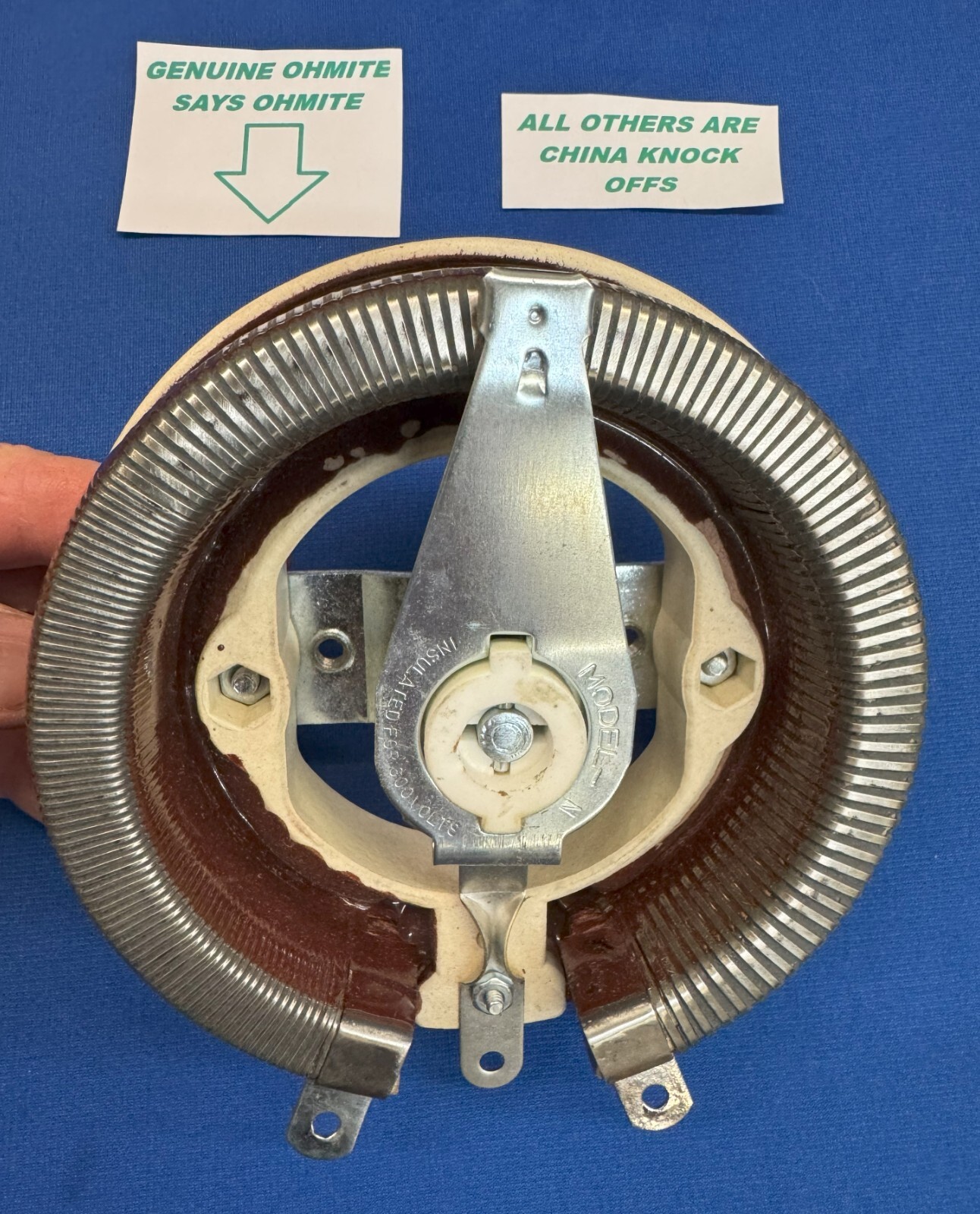 OEM OHMITE 605960 65978 MILLER RHEOSTAT 34 OHM 300W RHC-3-GD34A RHC-14 & RHC-2
