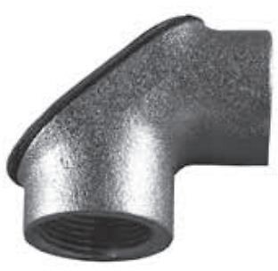 O-Z/Gedney FF-050, Conduit Pulling Elbow, 1/2″90? Cor Elb, 1 PC