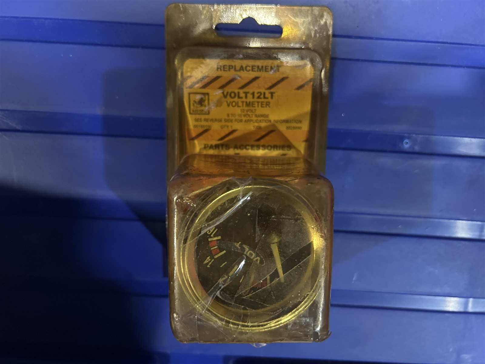 Tisco New Old Stock Part # VOLT12LT VOLTMETER 12 VOLT