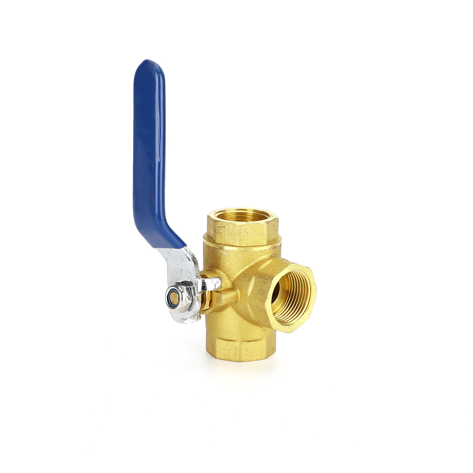 3/4″ 3 Way Ball Valve Female L Port Vinly Insulation Handle 600 WOG DN20 USA