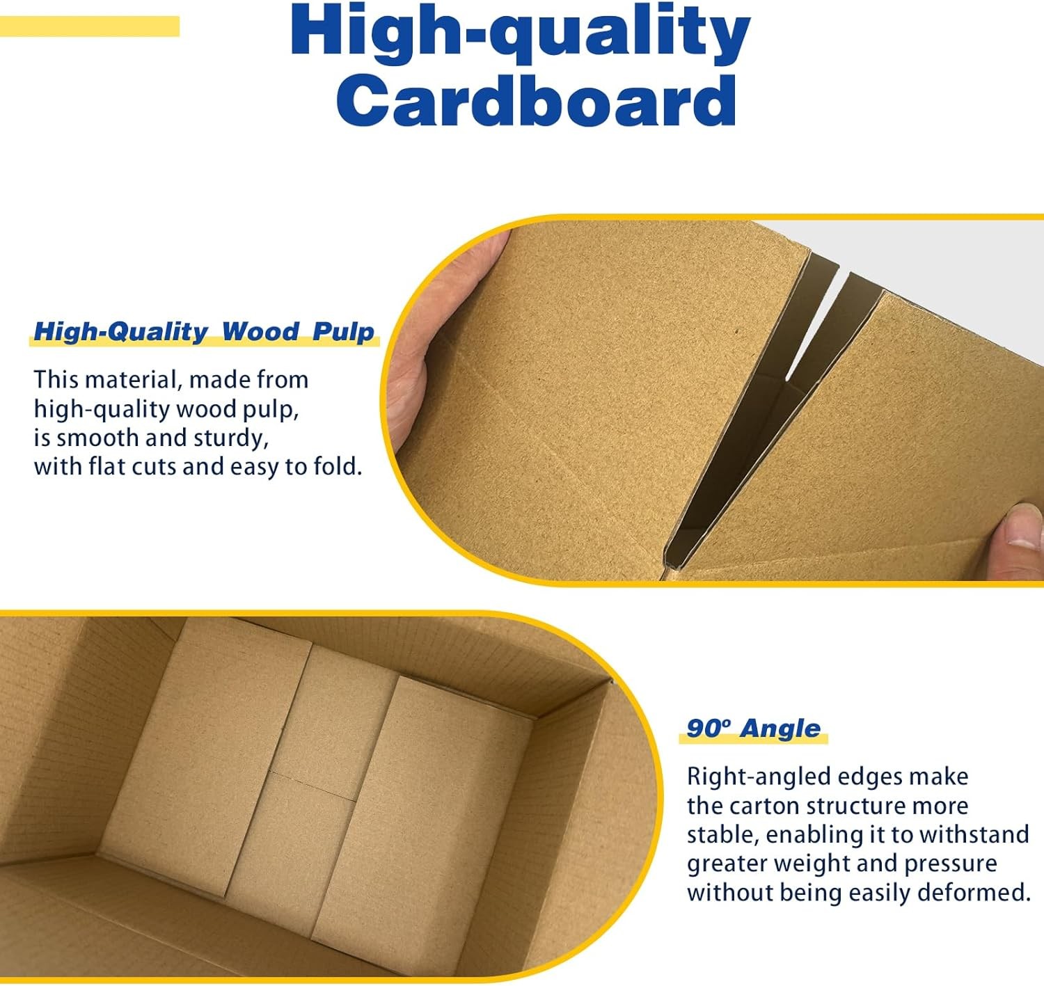 30 Pack 8x6x4 inches Small Shipping Boxes Brown Corrugated Cardboard Boxes for P