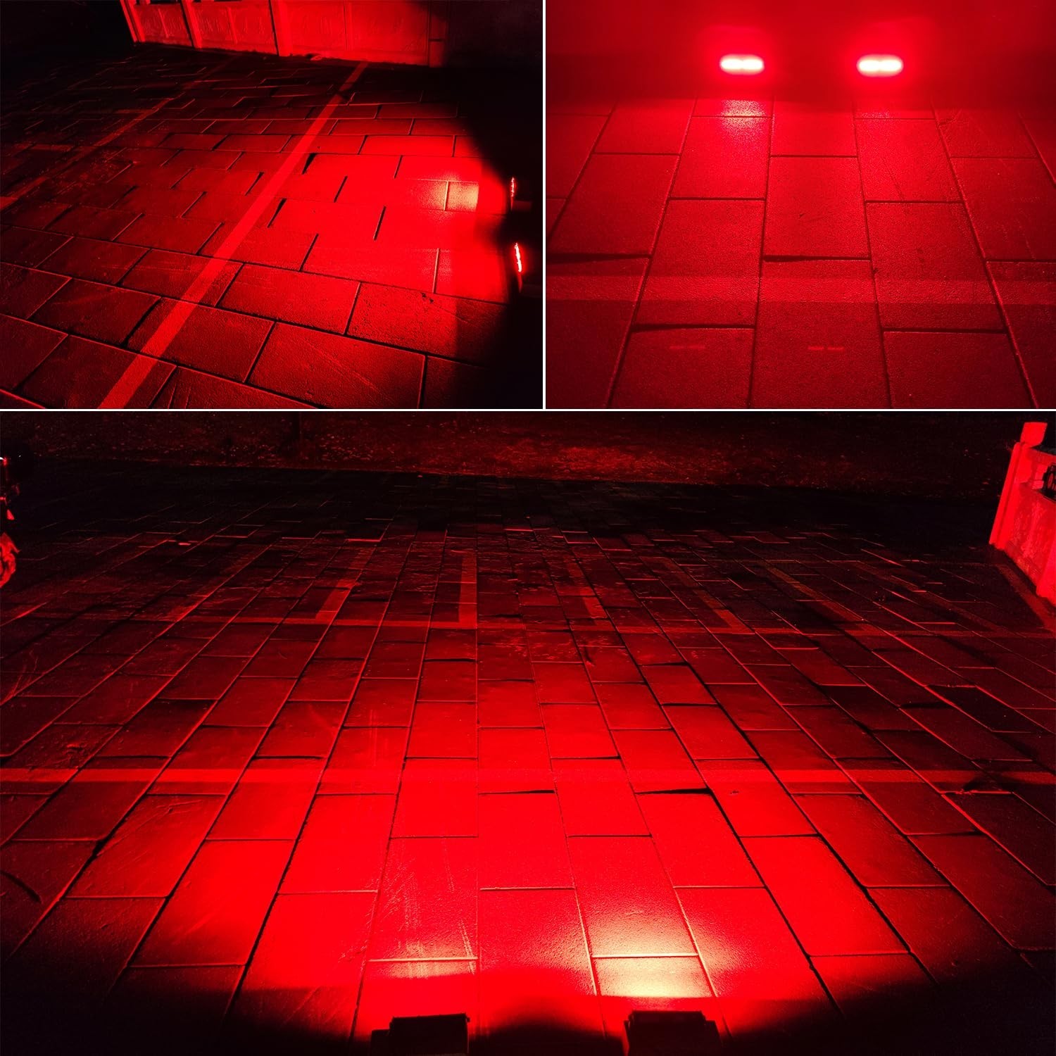 Ultra Slim Single Row Red LED Offroad Driving Fog Lights Bar Red Hunting Fish…