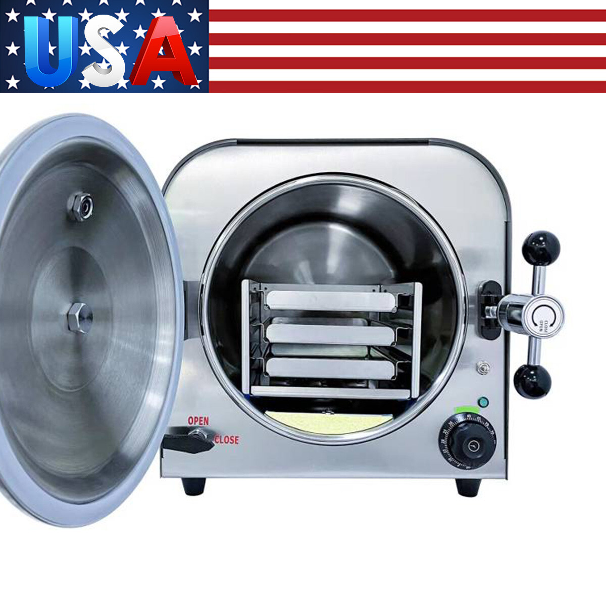 Dental Autoclave Steam Sterilizer / Pulsation Vacuum Sterilization with Printer