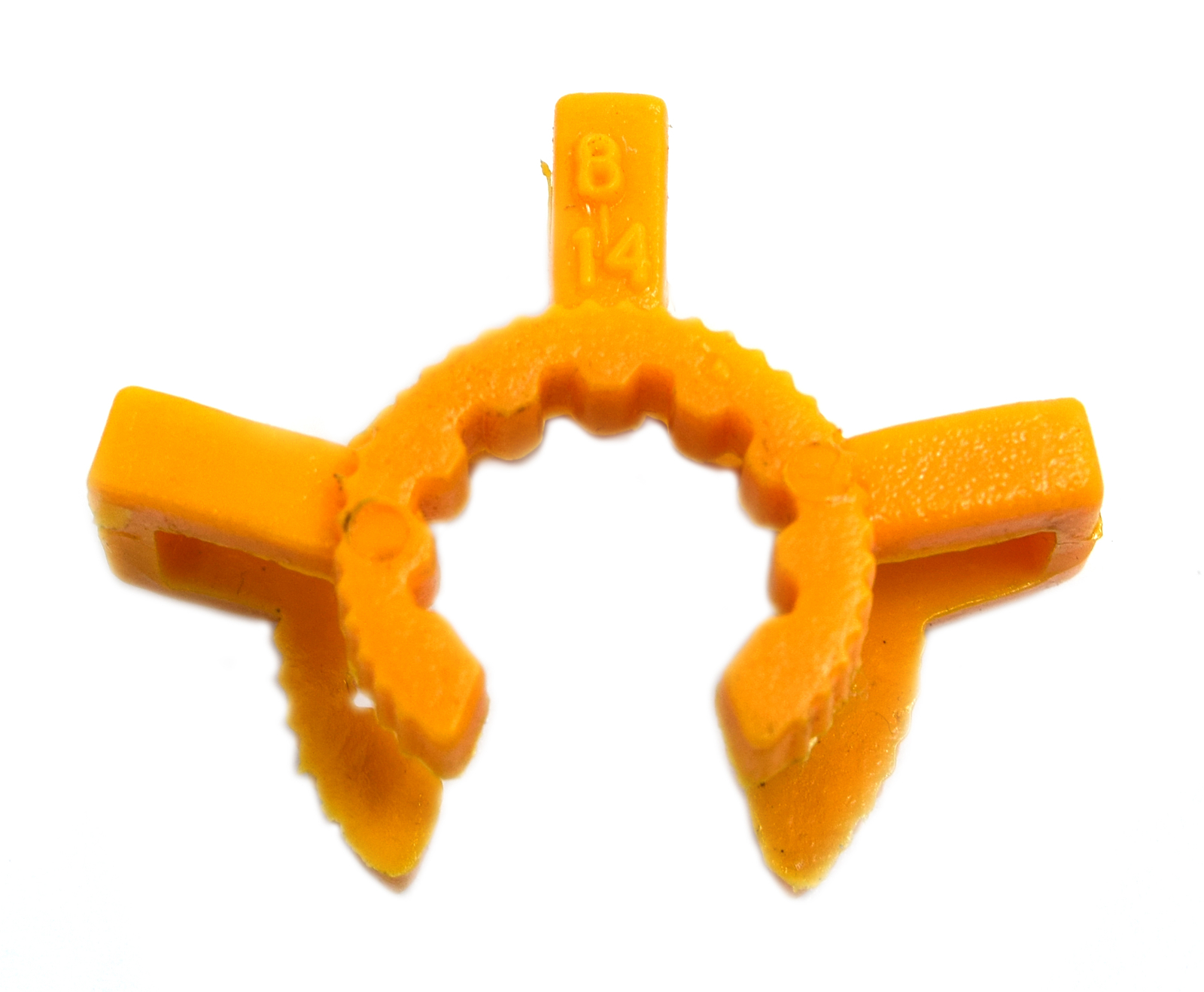 Joint Clip, size 14/23, Yellow, Chemical and Temp Resistant – Eisco Labs