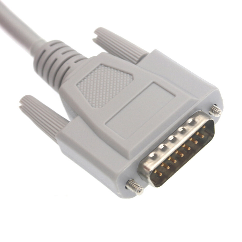 Fit For Nihon Kohden 10leads ECG EKG Cable banana 4.0 15pin Connector