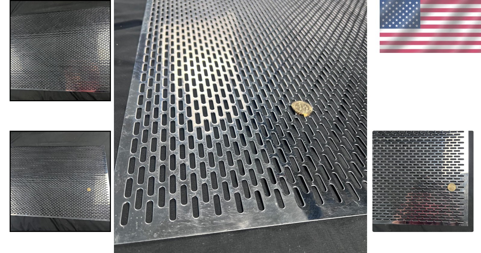 Stainless Steel Perforated Sheets 48″x24″ 19 Gauge