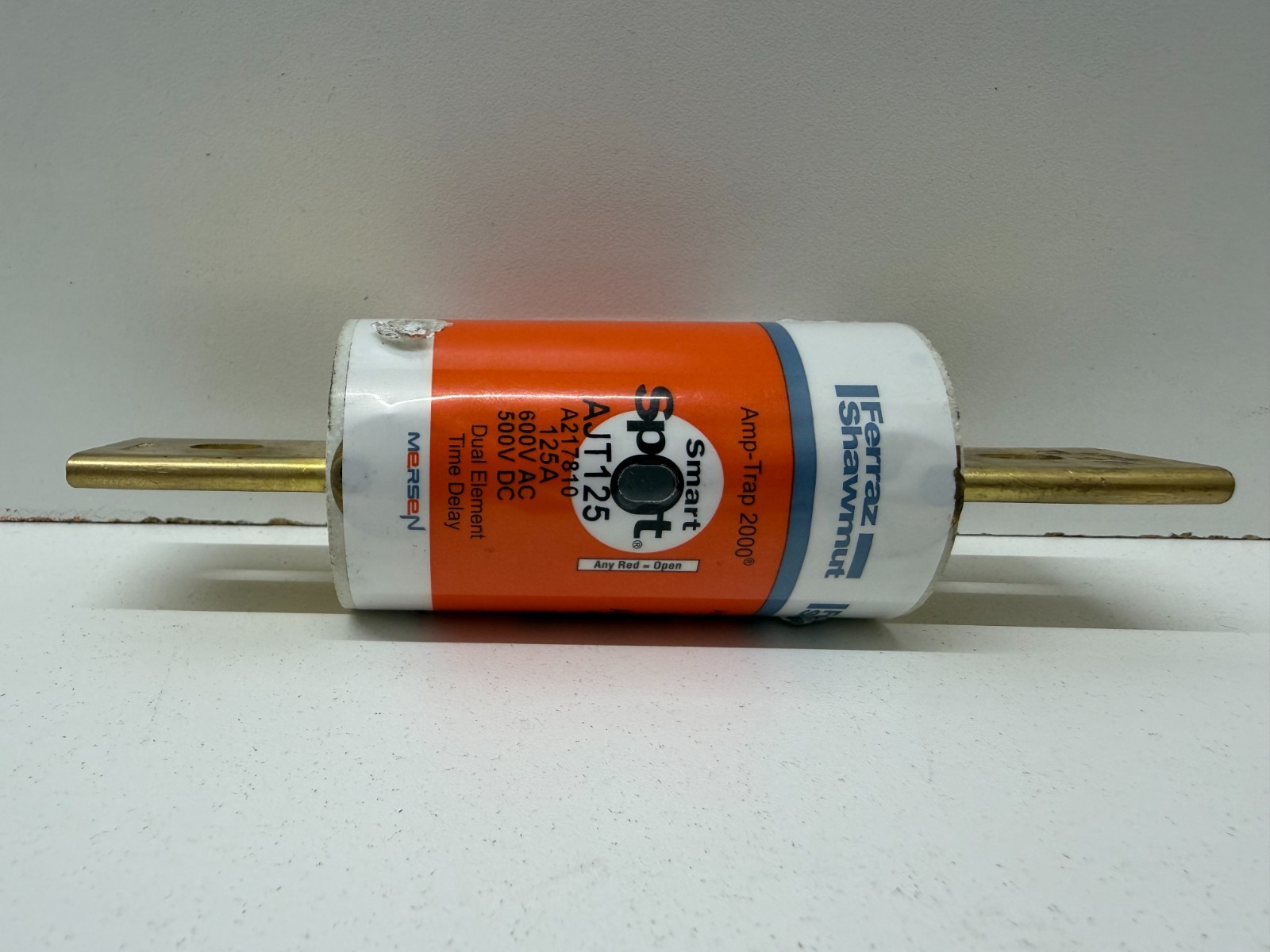 NEW OLD STOCK! FERRAZ SHAWMUT 125A 600V TIME-DELAY FUSE AJT125
