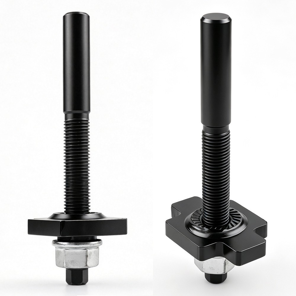 AGT Mini Excavator Track Tension Assembly Accessories Replacement Black 1pc