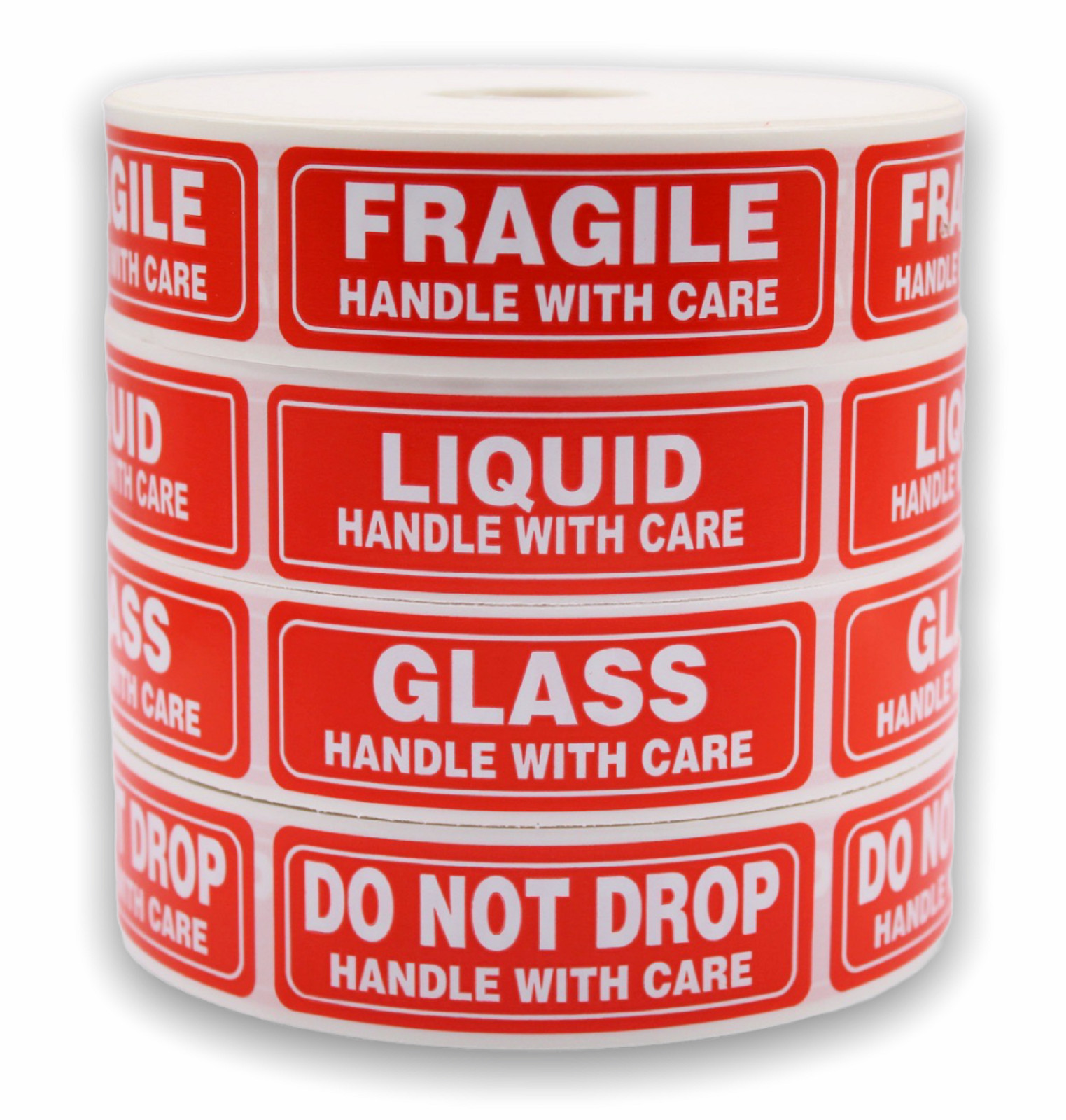 1000 Labels – 1×3 Fragile Handle with Care Label Shipping Adhesive Stickers