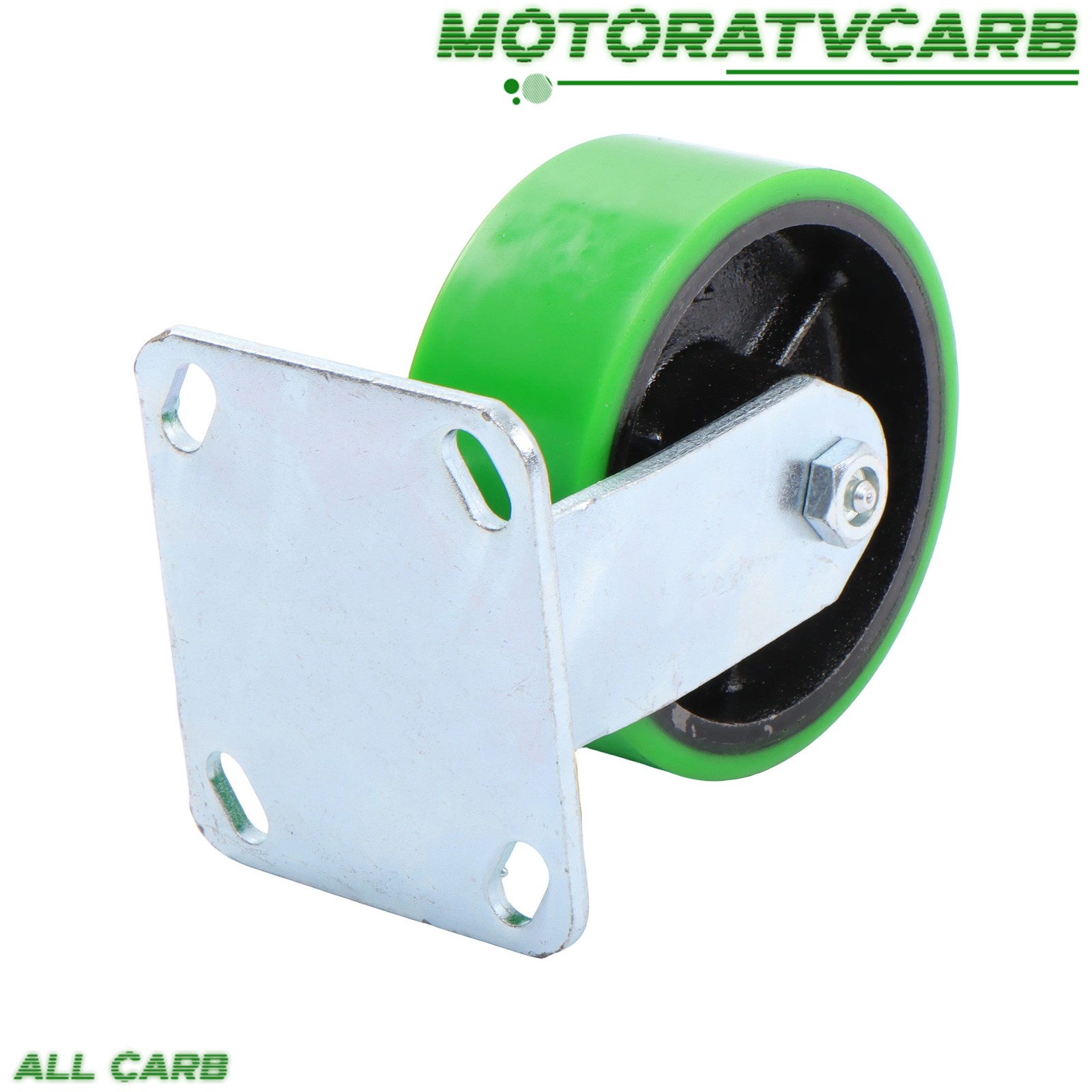 ALL-CARB 5″ Casters Two Straight, Two Side Brakes Heavy Duty Capacity to 4000 lb