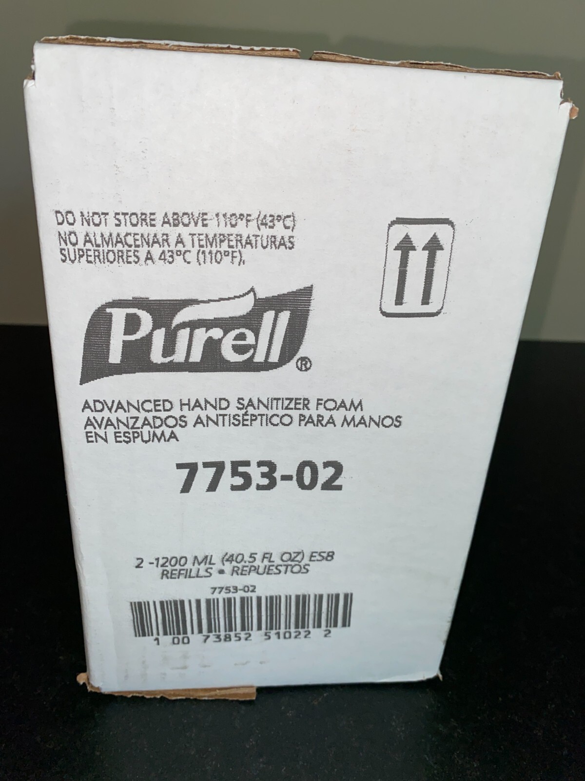 GOJO ES8 Purell Healthcare Advanced Hand Sanitizer 1200 mL Refill Bottle 2/case