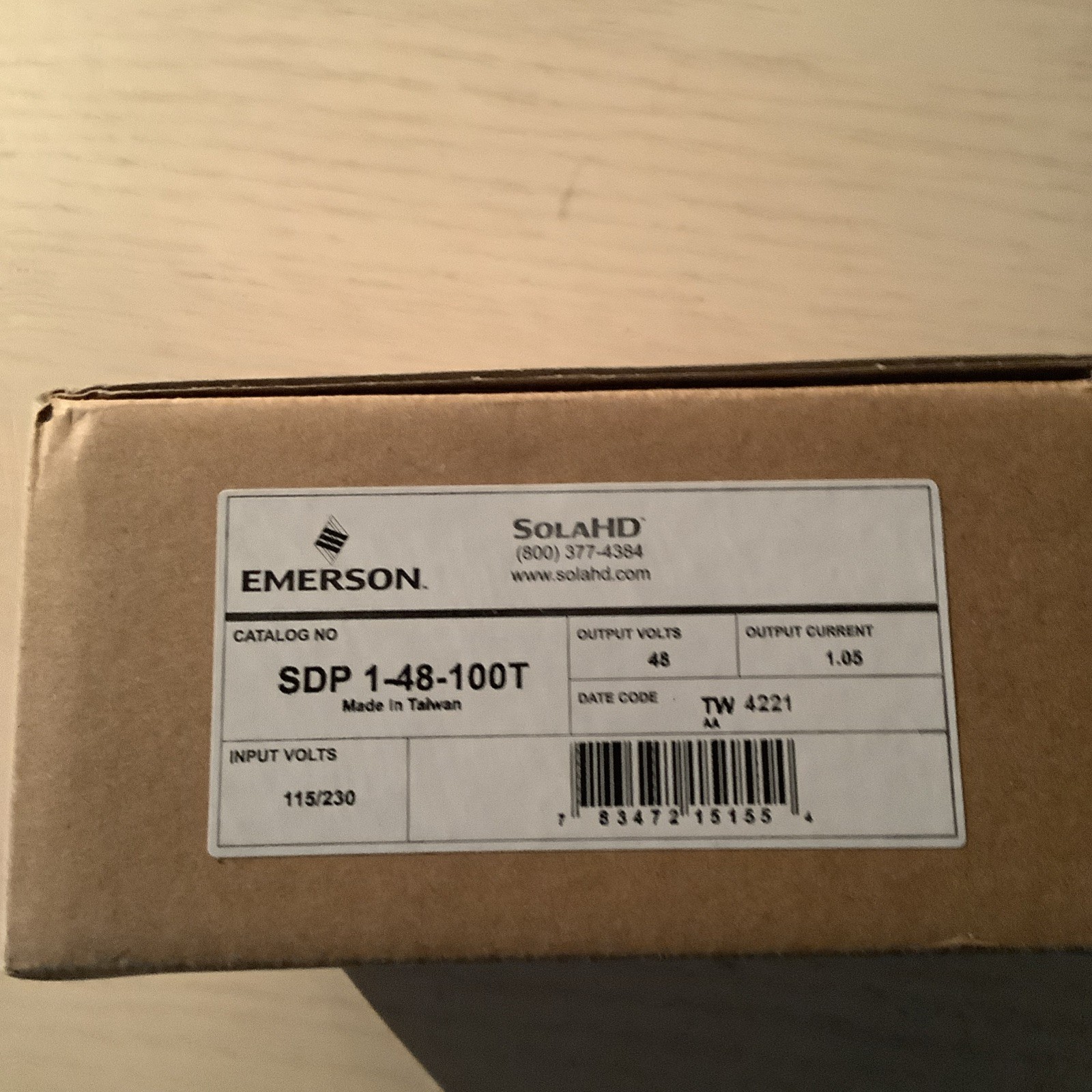 EMERSON SDP 1-48-100T – NEW