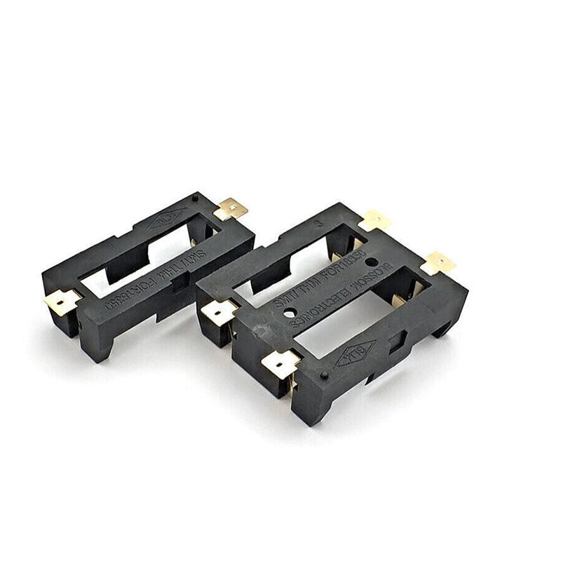 18350 Battery Holder SMD SMT Batteries Case Storage Box With Pins 1 2 Slot New